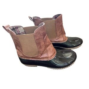 Yoki Women’s Dylan 81 Chelsea Winter Pull On Duck Boots - 6